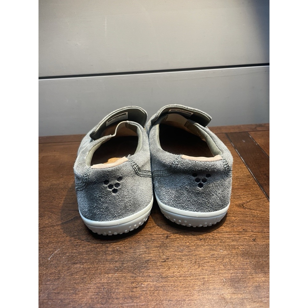 Vivobarefoot Ra Slip On Shoe Womens EU 39 US 8.5 Suede Green Grey Luxury Loafer - Picture 5 of 10